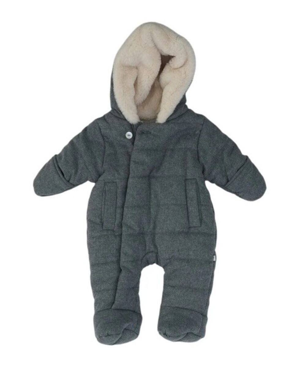 JACADI Unisex Light Gray One Piece Size 3 Months